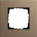 GIR211221 / Abdeckrahmen 1f Gira Esprit Lin.Mpx.Hellbraun...