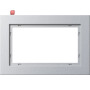 GIR100125 / Abdeckrahmen 1,5f Gira E2 F Alu / EAN 4010337881346