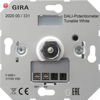 GIR202000 / DALI Potentiometer Tunable WH Einsatz / EAN 4010337023463
