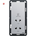 GIR282026 / Rasiersteckd. 115 - 230 V System 55 F Alu /...