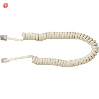 GIR141701 / Hörerkabel Türko System 55 Cremeweiß / EAN 4010337010753
