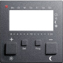 GIR146928 / Abd. RTR 230 V + Uhr System 55 Anthrazit /...