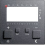 GIR146928 / Abd. RTR 230 V + Uhr System 55 Anthrazit / EAN 4010337020844