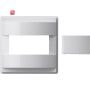GIR147066 / Abd. Automatiksch. Standard Gira TX_44 Reinweiß / EAN 4010337075523