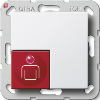 GIR590003 / Ruftaster Plus System 55 Reinweiß / EAN 4010337084921