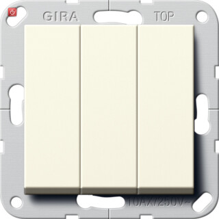GIR283201 / Wippschalter BS 3f AusWe System 55 Cremeweiß / EAN 4010337832010