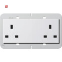 GIR278203 / 2f-Steckd. BS 13 A SH System 55 BS 80...