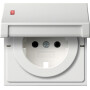 GIR1442112 / Abd. SCHUKO KD + SH Flächenschalter Reinweiß / EAN 4010337026426