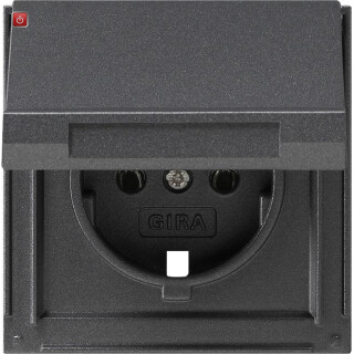 GIR144267 / Abd. SCHUKO KD + SH Gira TX_44 (WG UP) Anthrazit / EAN 4010337026471