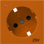 GIR926109 / Abd. SCHUKO 30° + SH ZSV System 55 Orange / EAN 4010337025733