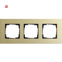 GIR213217 / Abdeckrahmen 3f Gira Esprit Alum.Hellgold /...