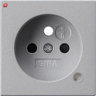 GIR94926 / Abd. Steckd. Erdstift Kontroll + SH System 55 F Alu / EAN 4010337026075
