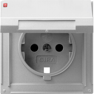GIR144265 / Abd. SCHUKO KD + SH Gira TX_44 (WG UP) F Alu / EAN 4010337026457