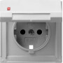 GIR144265 / Abd. SCHUKO KD + SH Gira TX_44 (WG UP) F Alu / EAN 4010337026457