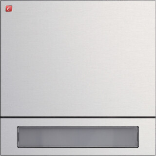 GIR5531926 / Ruftastenmodul 1f System 106 Aluminium / EAN 4010337022619