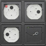 GIR5508910 / AP-Gehäuse 2x 2f System 106 Anthrazit / EAN 4010337022978