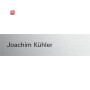 GIR5549926 / Ruftaste beschr. System 106 Aluminium / EAN 4010337022794