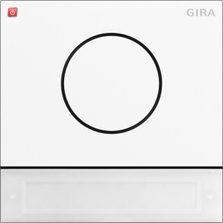 GIR5569902 / Türstationsmod. IBN-Taste System 106 Verkehrsweiß(lack.) / EAN 4010337022435