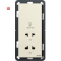 GIR282001 / Rasiersteckd. 115 - 230 V System 55 Cremeweiß / EAN 4010337016755