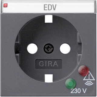 GIR144128 / Abd. SCHUKO ÜSS System 55 Anthrazit / EAN 4010337010982