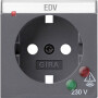 GIR144128 / Abd. SCHUKO ÜSS System 55 Anthrazit / EAN 4010337010982