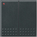 GIR91567 / Wippe 2f Tastschalter Gira TX_44 Anthrazit /...