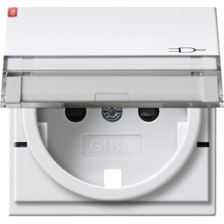 GIR144603 / Abd. SCHUKO KD BSF + SH System 55 Reinweiß / EAN 4010337059752