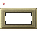 GIR1002661 / Abdeckrahmen 2f o.M. ClassiX Art Bronze /...