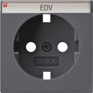 GIR144728 / Abd. SCHUKO BSF System 55 Anthrazit / EAN 4010337030911