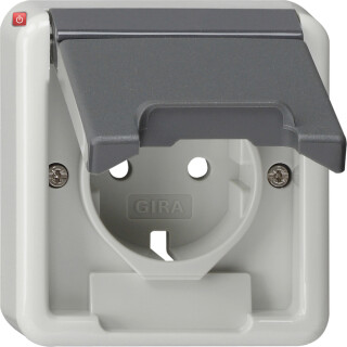 GIR92030 / OT SCHUKO WG AP Grau / EAN 4010337920304