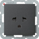 GIR284028 / Steckd. Schutz EURO-US 16 A System 55...