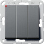 GIR283028 / Wippschalter BS 3f Aus System 55 Anthrazit / EAN 4010337830283