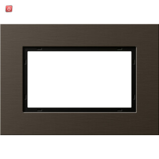 GIR1001127 / Abdeckrahmen 1,5f Gira Esprit Alum.Braun / EAN 4010337881537