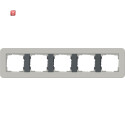 GIR215422 / Abdeckrahmen 5f Gira E3 Grau/Anthrazit / EAN...