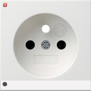 GIR94703 / Abd. Steckd. Erdstift LED-Leuchte + SH System 55 Reinweiß / EAN 4010337025979
