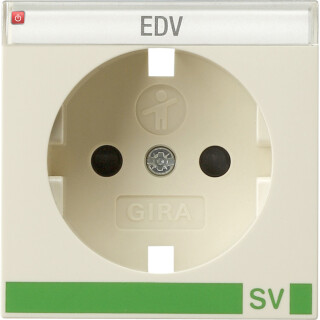 GIR923101 / Abd. SCHUKO BSF + SH SV System 55 Cremeweiß / EAN 4010337025467