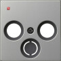 GIR869600 / Abd. Koaxial-Antennensteckd. System 55 Edelstahl / EAN 4010337021605
