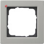 GIR21133 / Abdeckrahmen 1f Gira E2 Edelstahl / EAN 4010337019794