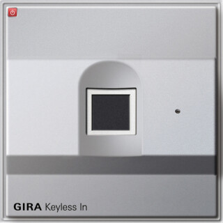 GIR261765 / Gira Keyless In Fingerprint-Leseeinheit Gira TX_44 F Alu / EAN 4010337035664