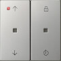GIR5363600 / S3000 Bedienaufs. Memory Pfeile System 55 Edelstahl / EAN 4010337027393