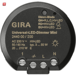GIR244000 / S3000 Uni-LED-Dimmer Mini Elektronik / EAN 4010337031390