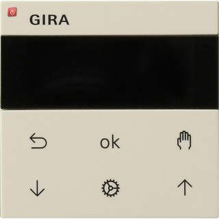 GIR536601 / S3000 Jal.- + Schaltuhr Display System 55 Cremeweiß / EAN 4010337027430