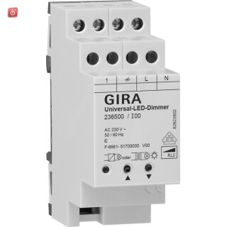 GIR236500 / S3000 Uni-LED-Dimmer REG Elektronik / EAN 4010337031376