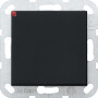 GIR123005 / Tastschalter Kreuz gerade System 55 Schwarz m / EAN 4010337037996