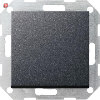GIR12328 / Tastschalter Kreuz gerade System 55 Anthrazit / EAN 4010337029366