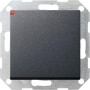 GIR12328 / Tastschalter Kreuz gerade System 55 Anthrazit / EAN 4010337029366