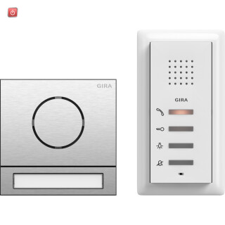 GIR2406000 / EFH-Paket Audio System 106 Edelstahl / EAN 4010337033929
