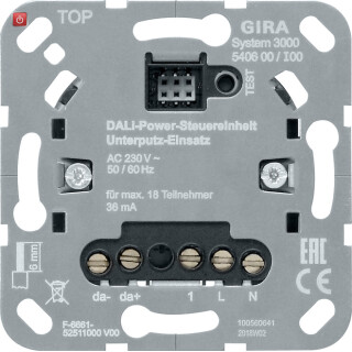 GIR540600 / S3000 DALI Power-Steuereinheit UP-Eins. Einsatz / EAN 4010337048275