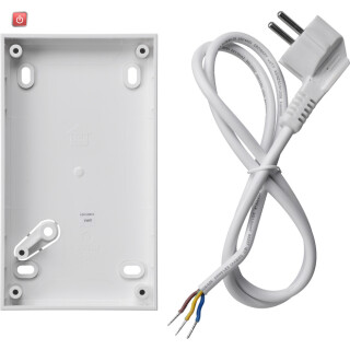 GIR525216 / Adapterrahmen AP I/O-Modul Zubehör Reinweiß / EAN 4010337059424