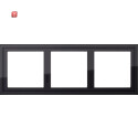 GIR131305 / Montageadapter 3f Gira E2 Schwarz / EAN...